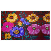 Stof met bloemige herfst wonderen (Fat Quarter)