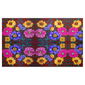 Stof met bloemige herfst wonderen (Yard (91,4 cm))