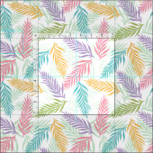 Stof met  bloempatroon (Delen)