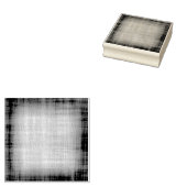 Stof met donkere rand kunststempel rubberstempel (Gestempeld)