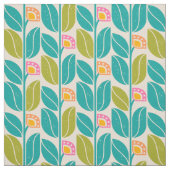 Stof met  floreel patroon. (Swatch)