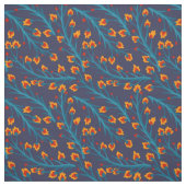 Stof met  floreel patroon. (Swatch)