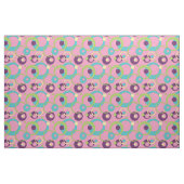 Stof met funky roze cirkels (Yard (91,4 cm))