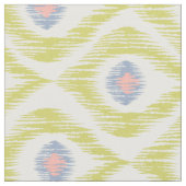 Stof met groen ikatpatroon (Close Up)