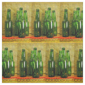 Stof met groene bier (Swatch)