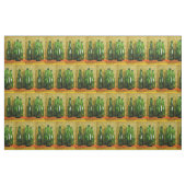 Stof met groene bier (Fat Quarter)