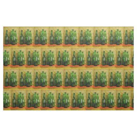 Stof met groene bier (Fat Quarter)