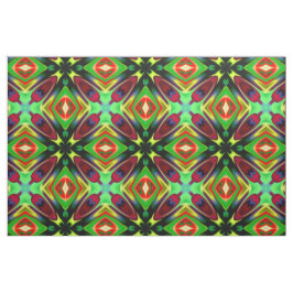 Stof met Kaleidoscoop ontwerp in meerdere kleuren