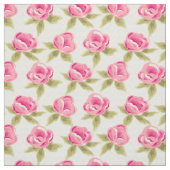 Stof met roze rozen (Swatch)