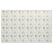Stof met safari dieren voor kinderen (Yard (91,4 cm))