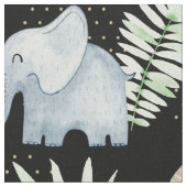 Stof met safari dieren voor kinderen (Close Up)