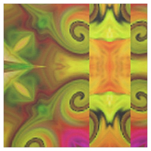 Stof met Spring Bouquet ontwerp (Swatch)