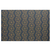Stof: Navy & Ocher Yellow Stof (Fat Quarter)