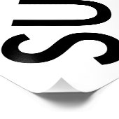 "Stof over vorm" Perfect Poster (Hoek)