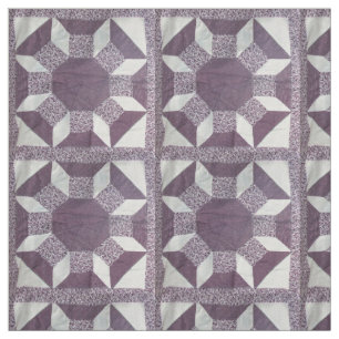 Stof - Paars quilt-patroon