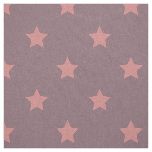 Stof: Paarse en roze sterren Stof (Swatch)