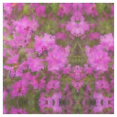 Stof - Paarse Waterverf Rhododendrons (Close Up)