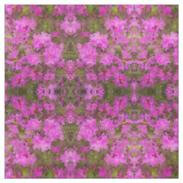 Stof - Paarse Waterverf Rhododendrons