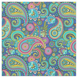 Stof - Pasley groen en blauw