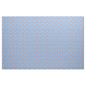 Stof - Regenboogcirkels op blauw (Yard (91,4 cm))