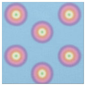 Stof - Regenboogcirkels op blauw (Close Up)