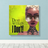 Stof rekent af, ik heb geen bevestiging canvas afdruk (Insitu (Houten vloer))