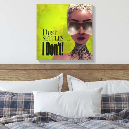 Stof rekent af, ik heb geen bevestiging canvas afdruk (Insitu (Slaapkamer))