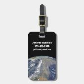 Stof richting Zuid-Amerika Bagagelabel (Voorkant verticaal)