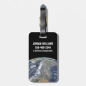 Stof richting Zuid-Amerika Bagagelabel (Achterkant verticaal)