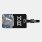 Stof richting Zuid-Amerika Bagagelabel (Achterkant horizontaal)