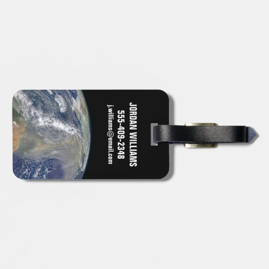 Stof richting Zuid-Amerika Bagagelabel (Achterkant horizontaal)