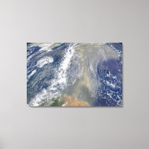 Stof richting Zuid-Amerika Canvas Afdruk