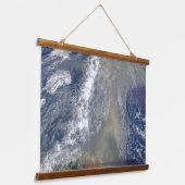 Stof richting Zuid-Amerika Hangend Wandkleed (Gebogen)