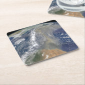 Stof richting Zuid-Amerika Kartonnen Onderzetters (Schuin)