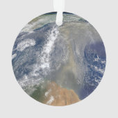 Stof richting Zuid-Amerika Ornament (achterkant)