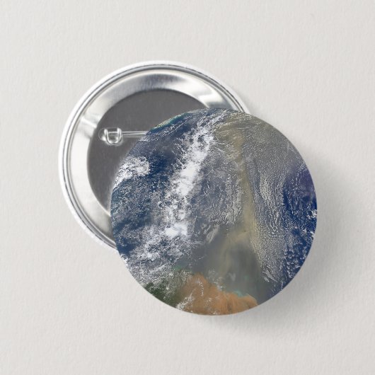 Stof richting Zuid-Amerika Ronde Button 5,7 Cm (Voorkant /achterkant)