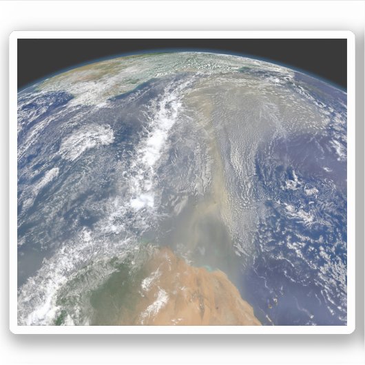 Stof richting Zuid-Amerika Sticker (Voorkant)