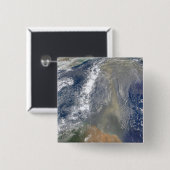 Stof richting Zuid-Amerika Vierkante Button 5,1 Cm (Voorkant /achterkant)