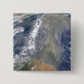 Stof richting Zuid-Amerika Vierkante Button 5,1 Cm (Voorkant)