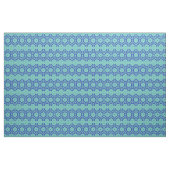 Stof - Rijen van zeshoeken in blauw (Yard (91,4 cm))