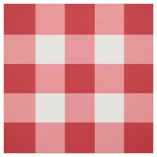 Stof rode en witte buffels (Swatch)