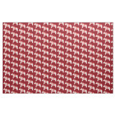 Stof rode en witte dala (Yard (91,4 cm))