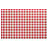 Stof rode en witte gingham (Yard (91,4 cm))