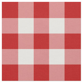 Stof rode en witte gingham