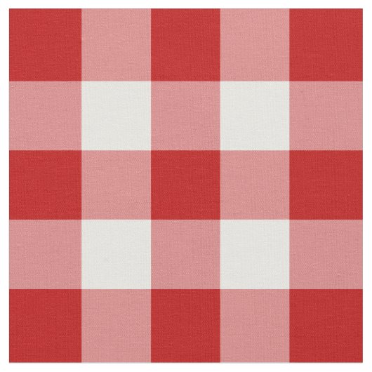 Stof rode en witte gingham (Close Up)