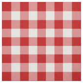 Stof rode en witte gingham (Swatch)