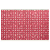 Stof rood en wit Snowflake (Fat Quarter)