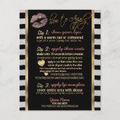 Stof Roos Glitter Lip met strips Flyer (Voorkant)