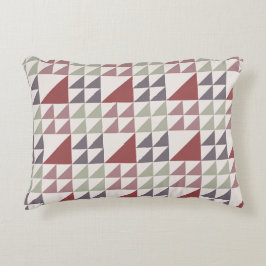Stof Rose Geometrisch Dekbed Patroon Worp Kussen