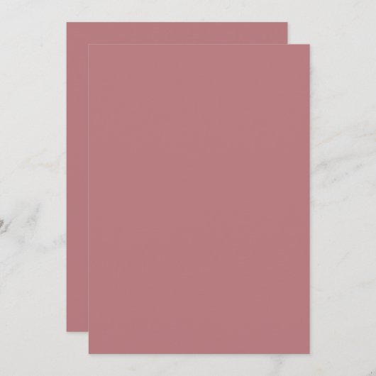 Stof Roze Achtergrond Sjabloon Bruiloft Kaart (Voorkant / Achterkant)